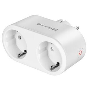 Priza inteligenta WiFi Kruger&Matz KM2203, Connect P5 Tuya (Alb) imagine