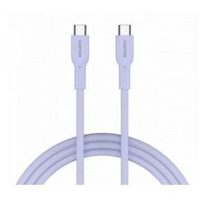 Cablu de date Canyon CND-CCAP60AB10PU, USB-C - USB-C, 1 m (Mov) imagine