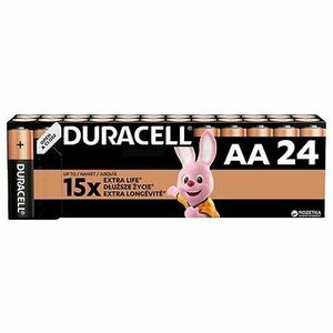Baterie alcalina Duracell AA LR06, 1.5 V, 24 bucati imagine