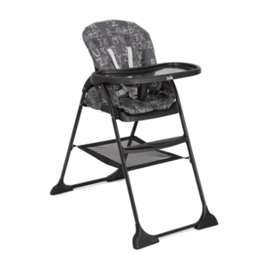 Scaun de masa Joie Mimzy Snacker ABC Charcoal, 6 luni +, pliabil, Gri imagine
