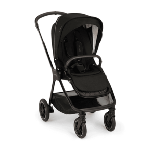 Carucior compact Nuna TRIV next colectia Riveted, 0 - 22kg, Negru/Maro imagine