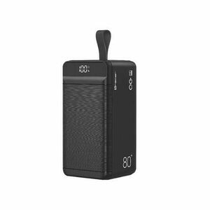 Acumulator extern Tracer Vouge-8, 80000 mAh, 3 x USB-A, Quick Charge 3.0, USB-C/Lightning (Negru) imagine