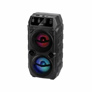 Boxa portabila Tracer Superbox TWS Bluetooth, 10 W, RGB, Radio FM, USB Type-C (Negru) imagine