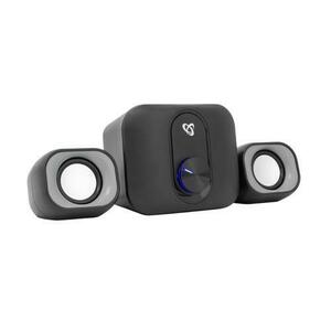 Boxe PC 2.1 Sbox SP-182, 11W, Control Volum, Alimentare USB, Interfata Audio Jack 3.5 mm (Negru) imagine