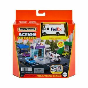 Set de joaca - Matchbox Action Drivers - Fedex Package Center - Matchbox Action Drivers - Mattel imagine