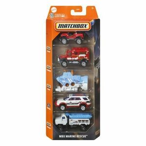 Matchbox Set 5 Masinute Metalice Mbx Marine Rescue Scara 1: 64 imagine
