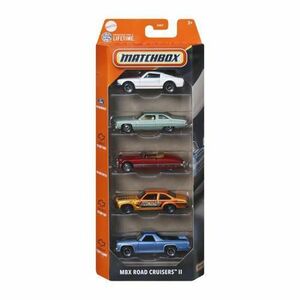 Matchbox Set 5 Masinute Metalice Mbx Road Cruisers Ii Scara 1: 64 imagine