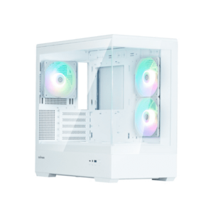 Carcasa Zalman P30 V2, Mini Tower, fara sursa (Alb) imagine