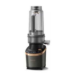 Blender cu functie de stoarcere Philips HR3770/00, 1500 W, 2 l, Tehnologie Flip&Juice, ProBlend Ultra, Aplicatia HomeID (Negru/Cupru) imagine