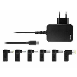 Incarcator universal pentru laptop Tracer Prime, 65W, USB-C 7in1 (Negru) imagine