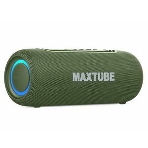 Boxa Portabila Tracer Maxtube TWS, Bluetooth 5.3, LED, 20W, IPX6 (Verde) imagine