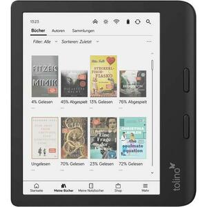 eBook Reader Tolino Vision Color, Ecran Color E-Ink Kaleido 3 7inch, 1GB RAM, 32GB Flash, Wi-Fi, Bluetooth, USB-C, IPX8 (Negru) imagine