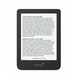 eBook Reader Tolino Shine Gen 5, Ecran E-Ink Carta 1300 6inch, 512MB RAM, 16GB Flash, Wi-Fi, Bluetooth, USB-C, IPX8 (Negru) imagine