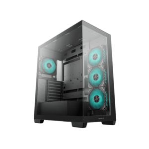 Carcasa Deepcool CG580 4F, Middle Tower, fara sursa (Negru) imagine