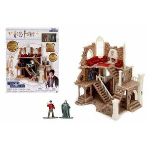Jada Toys Harry Potter Gryffindor Tower Playset + 2 Metal Figurines, 4 Cm imagine