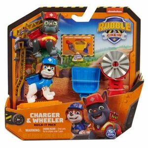 Set jucarii interactive Rubble si echipa, figurine Charger si Wheeler, accesorii, nisip kinetic, 3 ani+ imagine