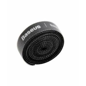 Organizator cabluri tip Velcro Baseus Circle Velcro ACMGT-A01, 50cm (Negru) imagine