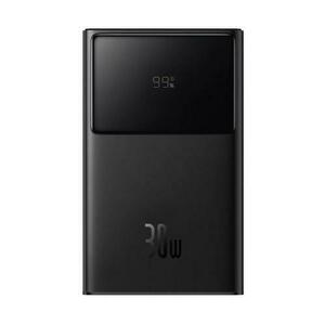 Baterie externa Baseus Star-Lord Digital, 10000 mAh, 2x USB, 1x USB-C, 30 W, Display (Negru) imagine