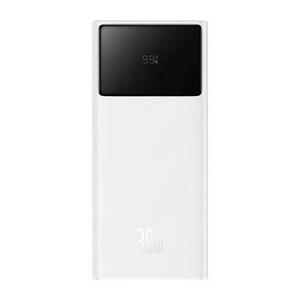 Baterie externa Baseus Star-Lord Digital, 20000 mAh, 2x USB, 1x USB-C, 30 W, Display (Alb) imagine
