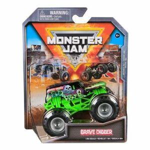 Masinuta metalica Monster Jam - Grave Digger, scara 1 la 64 imagine