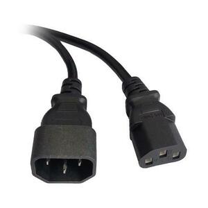 Cablu alimentare Spacer prelungitor, 1.8m, intrare C14, iesire C13, 10A, Negru imagine