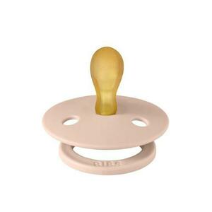 Suzeta Colour Latex, tetina simetrica, 0 luni + Blush, BIBS imagine