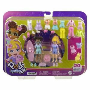 Polly Pocket Set 2 Papusi Si Accesorii 20 Piese imagine