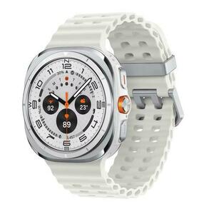 Smartwatch Samsung Galaxy Watch Ultra (2025), 47mm, LTE, Ecran AMOLED 1.5inch, Bluetooth, Wi-Fi, NFC, 2GB RAM, 32GB Flash, Wear OS, 10 ATM (Alb) imagine