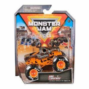 Masinuta Monster Jam - Bad Company, scara 1 la 64 (Portocaliu) imagine