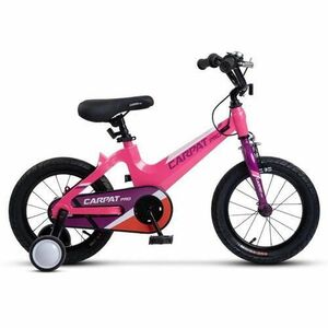 Bicicleta Copii 3-5 ani Carpat PRO C14122B, roti 14inch, Sistem franare U-brake, Roz/Fucsia imagine