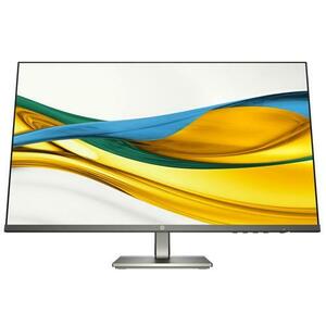 Monitor IPS LED HP 27inch S5 527DA, Full HD (1920 x 1080), VGA, HDMI, Boxe, 100 Hz, 5 ms (Negru) imagine