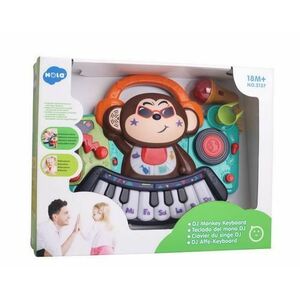 Pianina Maimutica DJ cu Lumini si Sunete si Microfon - Hola imagine