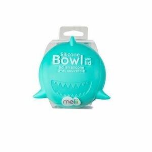 Bol din silicon cu capac Melii - Shark, 350 ml imagine