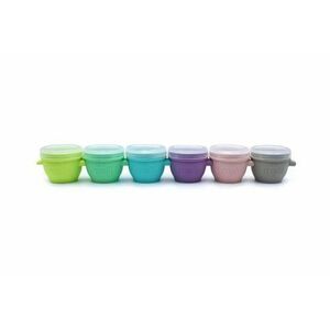 Set de boluri cu capac Melii - Multicolor, 59 ml, 6 buc imagine