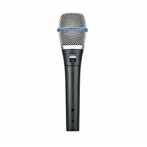 Microfon vocal de studio Shure BETA 87A, XLR (Negru) imagine