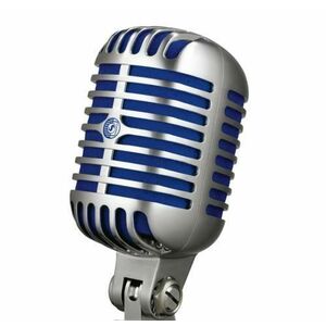 Microfon Deluxe Vocal Shure Super 55, Supercardioid Dinamic, XLR (Gri/Albastru) imagine