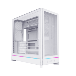 Carcasa Montech HS01, ATX, aRGB, fara sursa (Alb) imagine