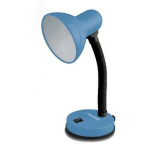 Lampa de birou cu brat flexibil, Esperanza ELD109B, 31 cm inaltime, dulie E27, Albastru imagine