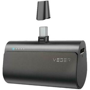 Baterie externa VEGER W0556, 5000 mAh, 1xUSB-C, 20 W (Negru) imagine