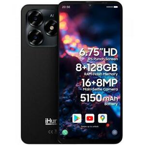 Telefon Mobil iHunt S25 Ultra, Procesor Octa-core, Ecran 6.75inch, 4GB RAM, 128GB Flash, Camera 16 MP, Wi-Fi, 4G, Dual SIM, Android (Negru) imagine