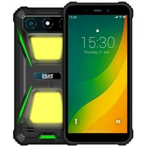 Telefon mobil iHunt Titan P10000 ULTRA, Procesor Unisoc, Quad-core T310, Ecran IPS 6inch, Camera 13 MP, 4 GB RAM, 128 GB ROM, 4G, Android, Dual SIM (Negru) imagine
