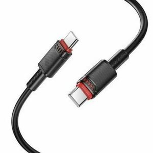 Cablu Date si Incarcare Type-C la Type-C Borofone BX110 Beneficio 3A, 1m, Negru imagine