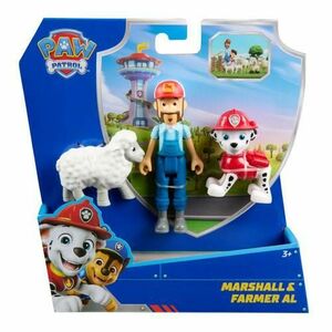 Patrula Catelusilor Set 3 Figurine Marshall Si Fermierul Al imagine