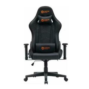 Scaun gaming Canyon Irida RGBCH03, RGB, reglabil, cu suport pentru cap (Negru) imagine