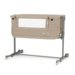Patut 3in1 Kinderkraft Neste Grow, 2 niveluri, saltea inclusa, Bej imagine