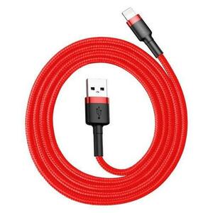 Cablu USB, Baseus, Cafule 2.4A Lightning 0.5m, Rosu imagine