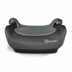 Scaun auto BabyGo booster i-Size Melange Gray, 125-150 cm, certificat R129, Gri imagine