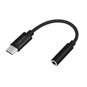 Cablu audio Logilink UA0398, USB-C - 3.5mm jack, 0.13m imagine