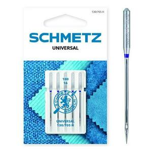Set 5 ace de cusut universale, finete 100, Schmetz 130/705 H VES imagine
