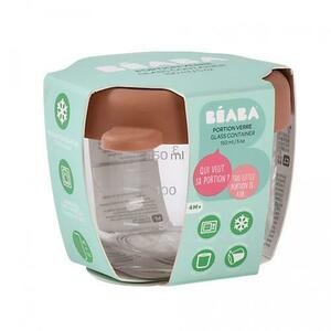 Recipient ermetic sticla Beaba Terracotta, 150 ml imagine